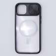 Чoхол до iPhone 15 Plus, Slide Camera Magsafe, чорний