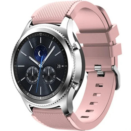 Силиконовый ремешок Twill Texture 22mm, Pink