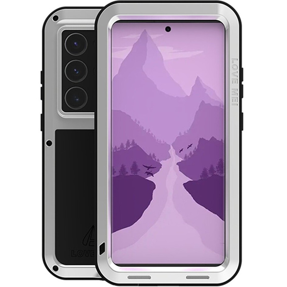 Чoхол Love Mei до Samsung Galaxy S24 Ultra, armored without glass, сірий