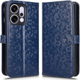 Чехол с откидной крышкой для Oppo Reno 14, Wallet Rhombus, синий