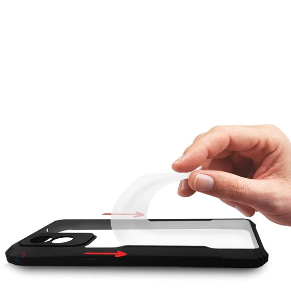 Чехол до Realme C55, AntiDrop Hybrid, чёрный