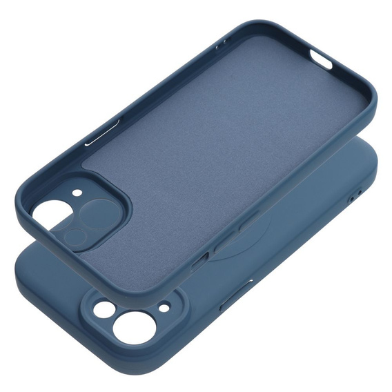 ERBORD Чехол Silicone Mag Cover для iPhone 15, синий