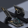 Чехол до Samsung Galaxy S25 Ultra, Kickstand Ring, чёрный
