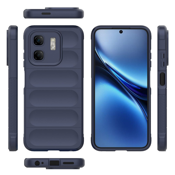 Чехол до Infinix Hot 50i 4G, Gaming Shockproof, темно-синий
