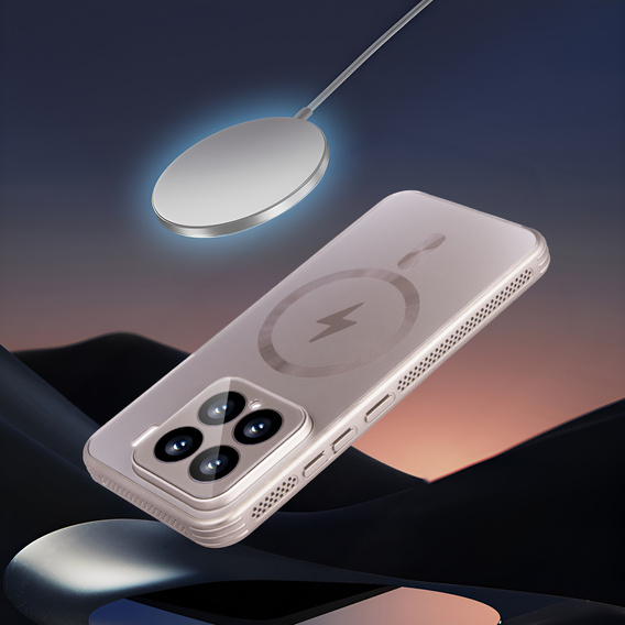 Чехол для Xiaomi 15, MagSafe, титановое золото