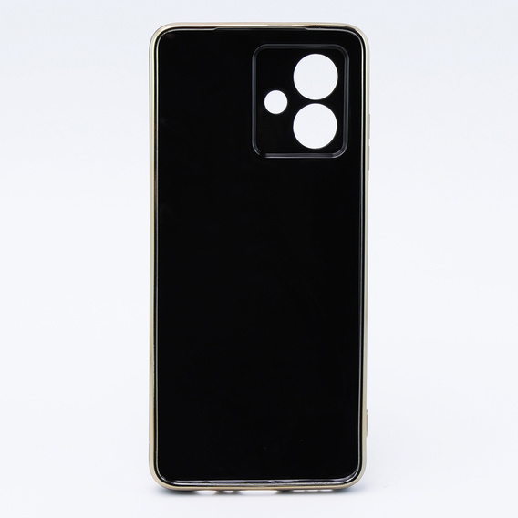 Чохол для Motorola Moto G54 5G, Glamour CamShield, чорний