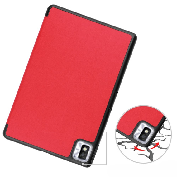 Чохол для TCL Tab 10s 9081X / TCL Tab 10s 9080G 2021, Smartcase, червоний