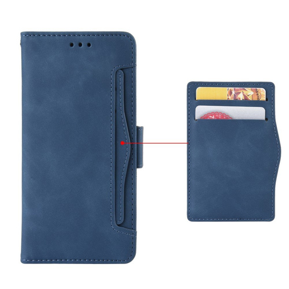 Футляр з клапаном для LG Velvet, Card Slot, м'яти