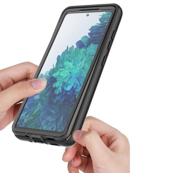 Чехол для Samsung Galaxy S20 FE, Shockproof, с пленкой, чёрный