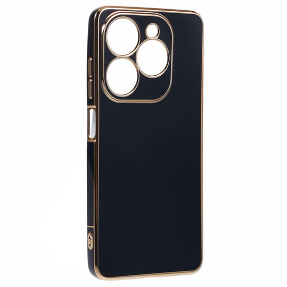 Чохол для Infinix Hot 40i, Glamour CamShield, чорний