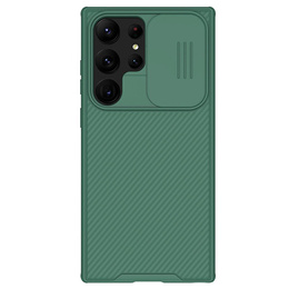 Бронированный чехол Nillkin для Samsung Galaxy S25 Ultra, CamShield Pro, зелёный