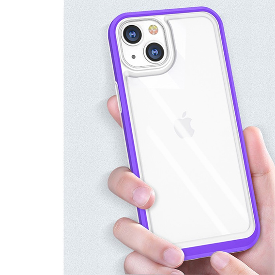Чохол ERBORD Hybrid Frame для iPhone 13 mini, Фіолетовий 