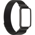 Металический браслет с чехлом для часов Xiaomi Mi Band 7 Pro, Black