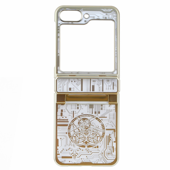 Чохол для Samsung Galaxy Z Flip 5 5G, Mechanical Legend, золотий