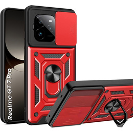 Чохол NOX Camera Slide Realme GT 7 Pro, CamShield Slide, червоний