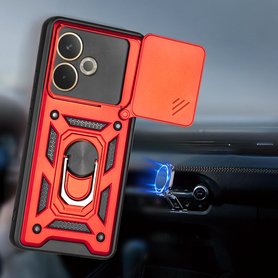 Чохол NOX Camera Slide Oppo A5 Pro 5G, CamShield Slide, червоний
