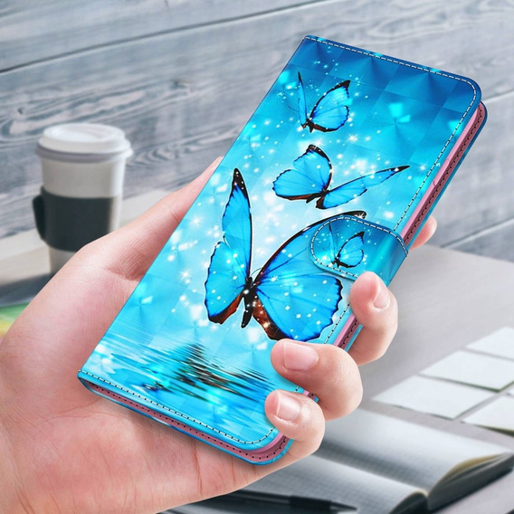 Чохол-книжка для Motorola Moto E22 / E22i, Wallet Butterfly, м'яти