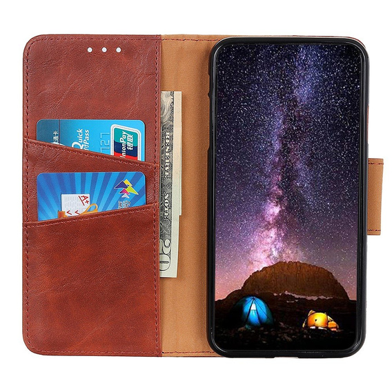Чoхол Wallet до Xiaomi Redmi Note 9 - Brown