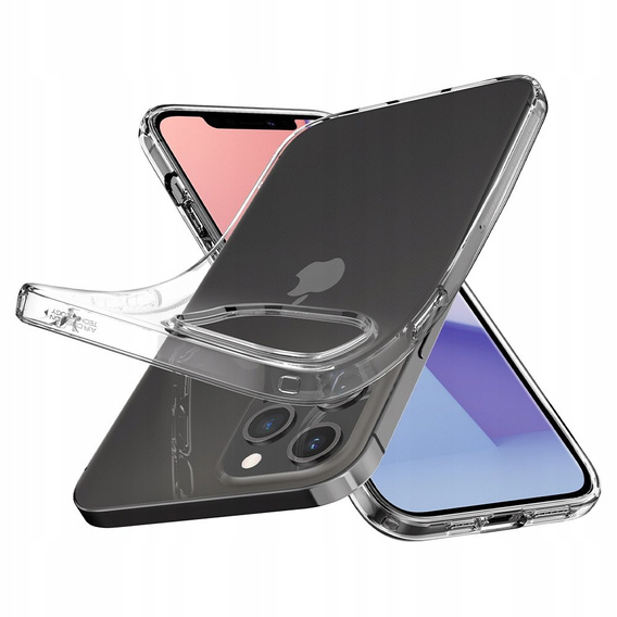 Чoхол Spigen до iPhone 12/12 Pro, Liquid Crystal, прозорий