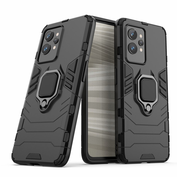 Чoхол до Realme GT2 Pro, Kickstand Ring, чорний