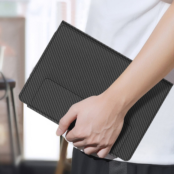 Чохол + клавіатура Samsung Galaxy Z Fold4 5G, Carbon Fiber, чорний