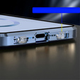 Магнітний чохол Dual Glass MagSafe для iPhone 15 Pro Max, м'яти