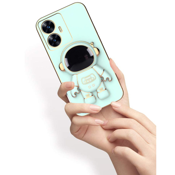 Чехол до Realme C55, Astronaut, зелёный