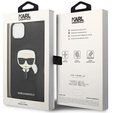 Чехол Karl Lagerfeld до iPhone 14 Plus, Saffiano Karl's Head Patch, чёрный