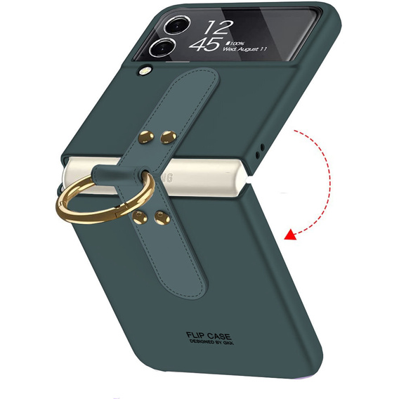 Чoхол GKK PC Case до Samsung Galaxy Z Flip3 5G, Midnight Green