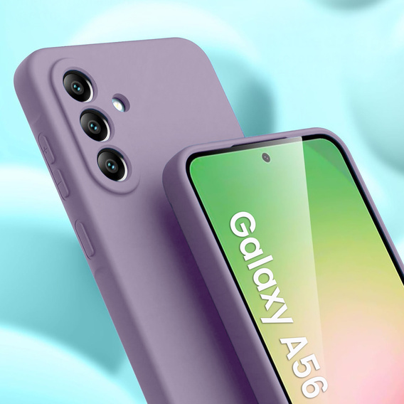 Чехол до Samsung Galaxy A56 5G, Silicone Lite, фиолетовый