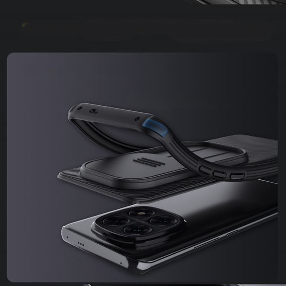 Бронированный чехол Nillkin для Xiaomi Redmi Note 14 Pro+ 5G, CamShield Pro, чёрный