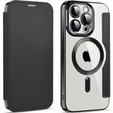 Чохол-книжка для iPhone 14 Pro, RFID Wallet MagSafe CamShield, чорний