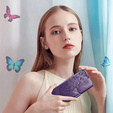 Чохол-книжка для Motorola Edge 60 / 60 Fusion, Butterfly, фіолетовий