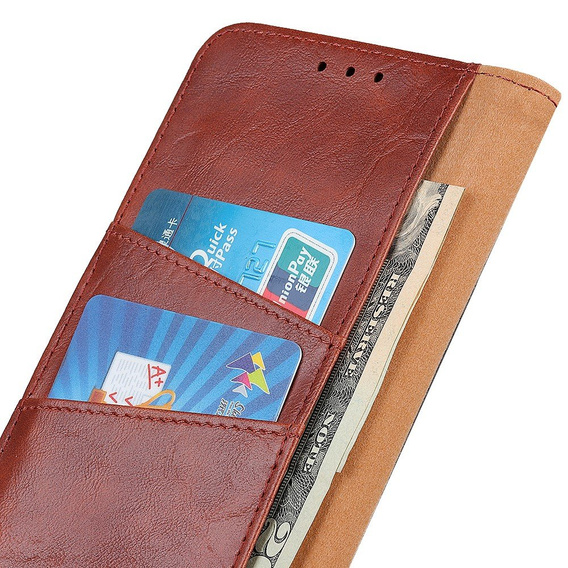Чехол Wallet  до Realme X50 Pro 5G - Brown