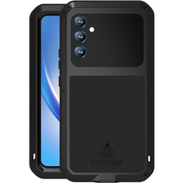 Чехол Love Mei до Samsung Galaxy A34 5G, armored with glass, чёрный