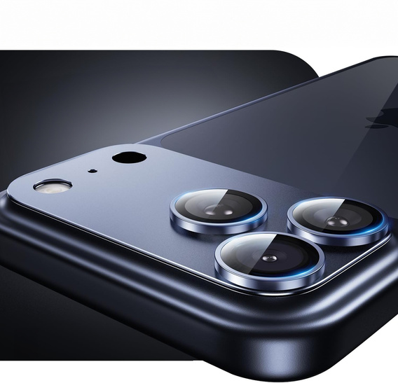 2x Закаленное стекло ERBORD для острова камер iPhone 17 Pro Max