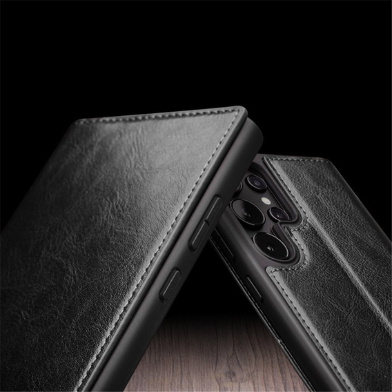 Шкіряний чохол-гаманець QIALINO з клапаном для Samsung Galaxy S24 Ultra