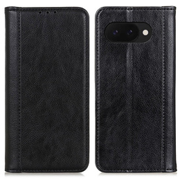 Чохол-фліп для Google Pixel 9A, Split Leather, чорний