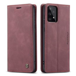 Чехол CASEME для Samsung Galaxy A33 5G, Leather Wallet Case, красный