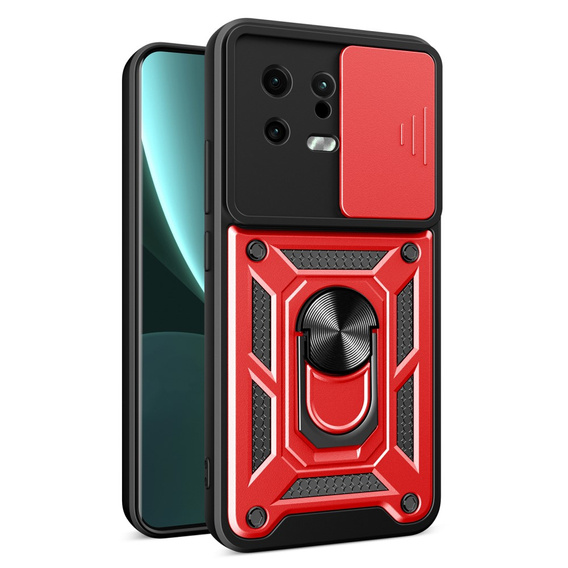 Чехол NOX Camera Slide Xiaomi 13, CamShield Slide, красный