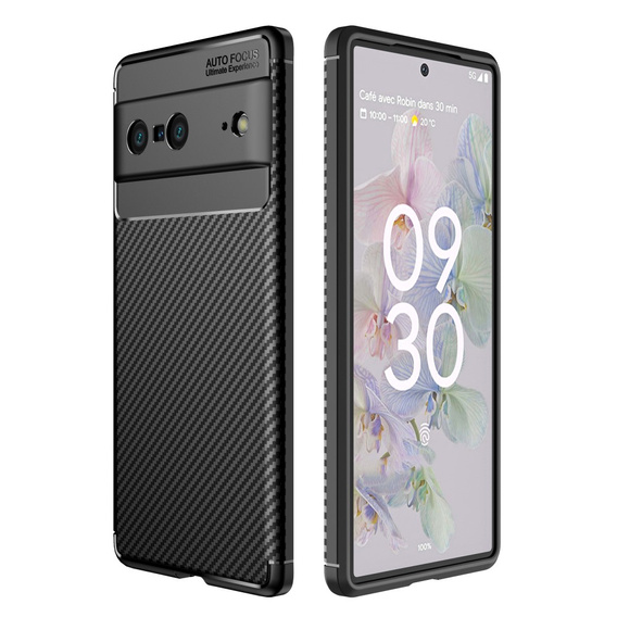 Чoхол до Google Pixel 7, Carbon Gel, чорний