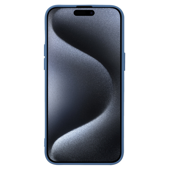Чехол до iPhone 15 Pro Max, Silicone Lite, темно-синий