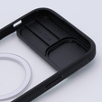 Чехол до iPhone 15 Plus, Slide Camera Magsafe, чёрный