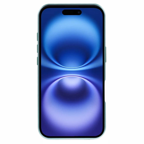 Чехол для iPhone 16, Magnetic Dual Glass, зелёный