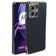 Чехол для Motorola Moto G54 5G, Glamour CamShield, чёрный