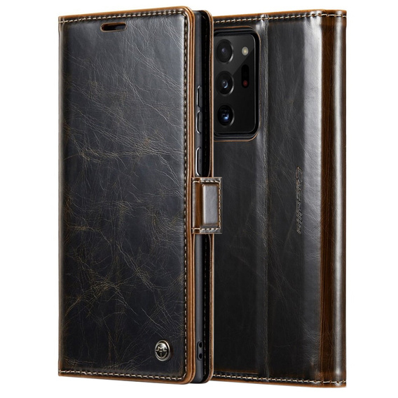 Флип-кейс CASEME для Samsung Galaxy Note 20 Ultra, Waxy Textured, кофе