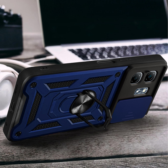 Чехол NOX Camera Slide Infinix Hot 50i 4G, CamShield Slide, синий