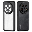 Чехол DuxDucis для Xiaomi 14 Ultra, Aimo case, прозрачный / черный