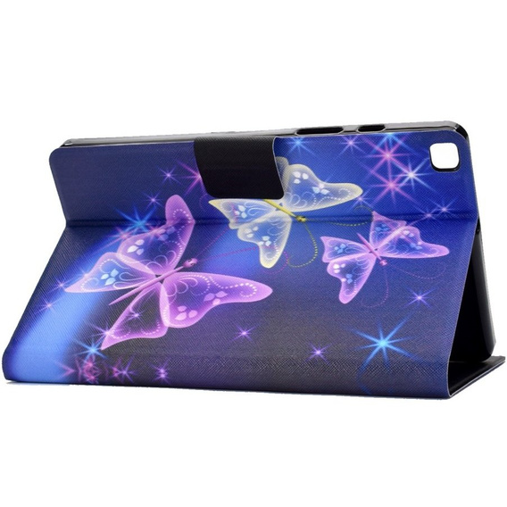 Чехол до Samsung Galaxy Tab A7 10.4 2020 T500 T505, butterflies, фиолетовый