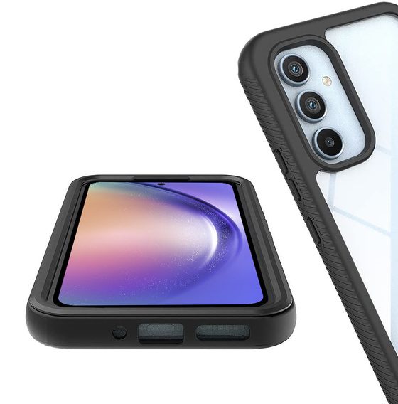 Чoхол Shockproof до Samsung Galaxy A54 5G, із захисним екраном, чорний
